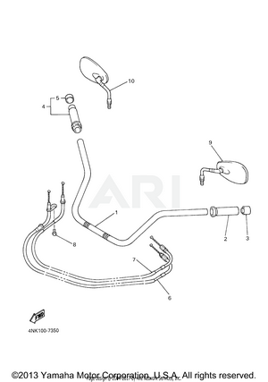 STEERING HANDLE CABLE