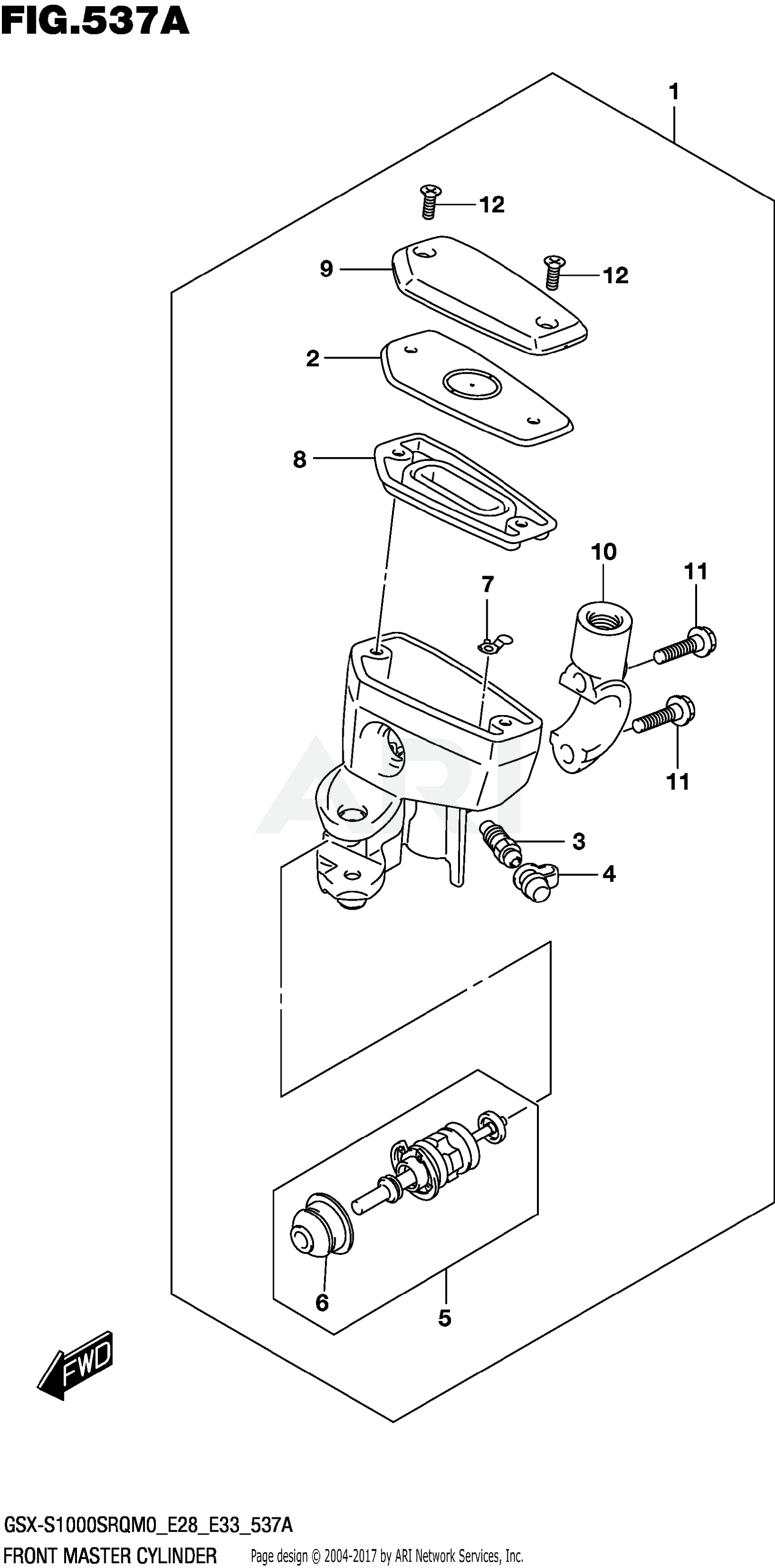 FRONT MASTER CYLINDER