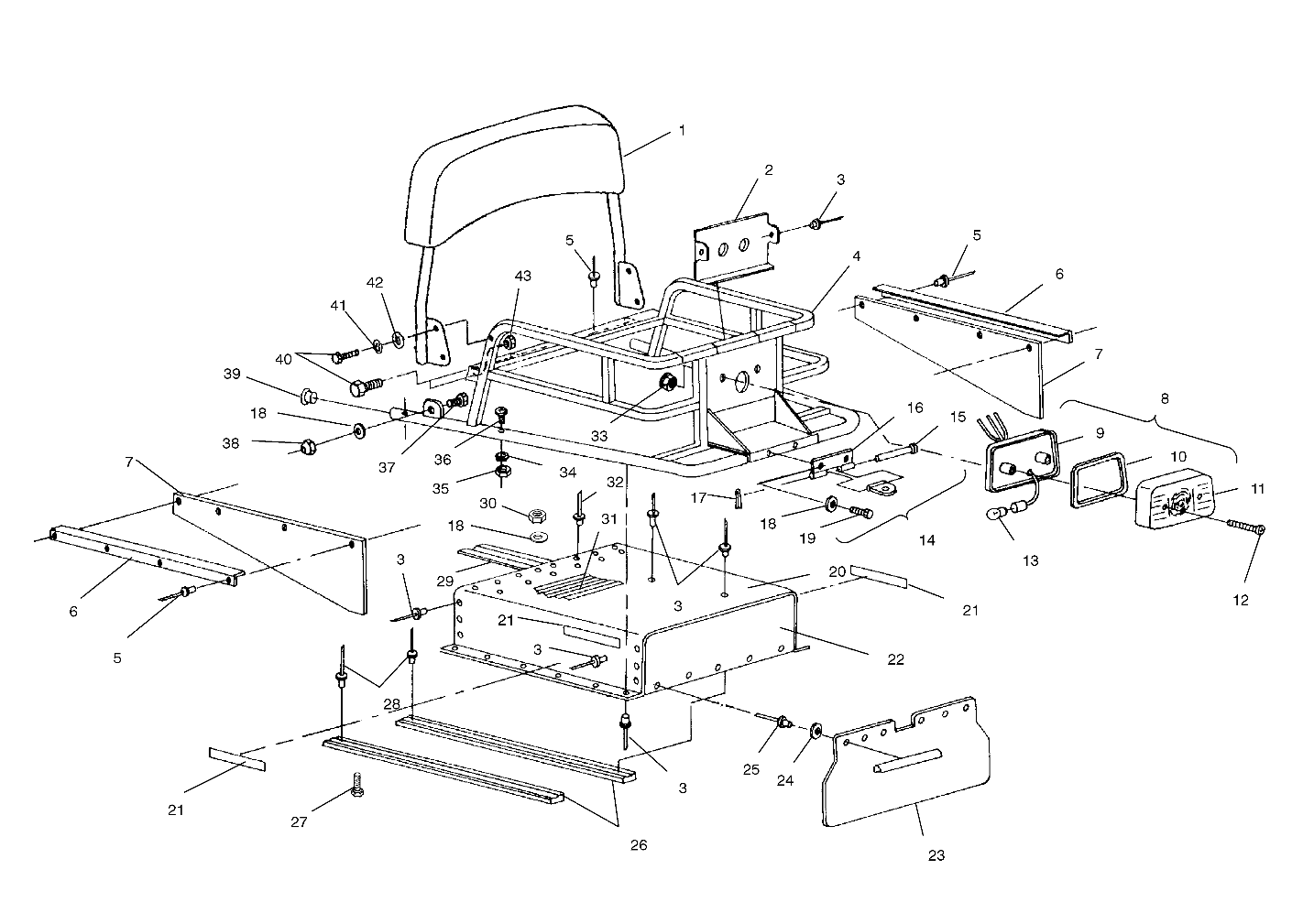 RACK and TUNNEL EXTENSION - S00SU4BS (4953955395a014)