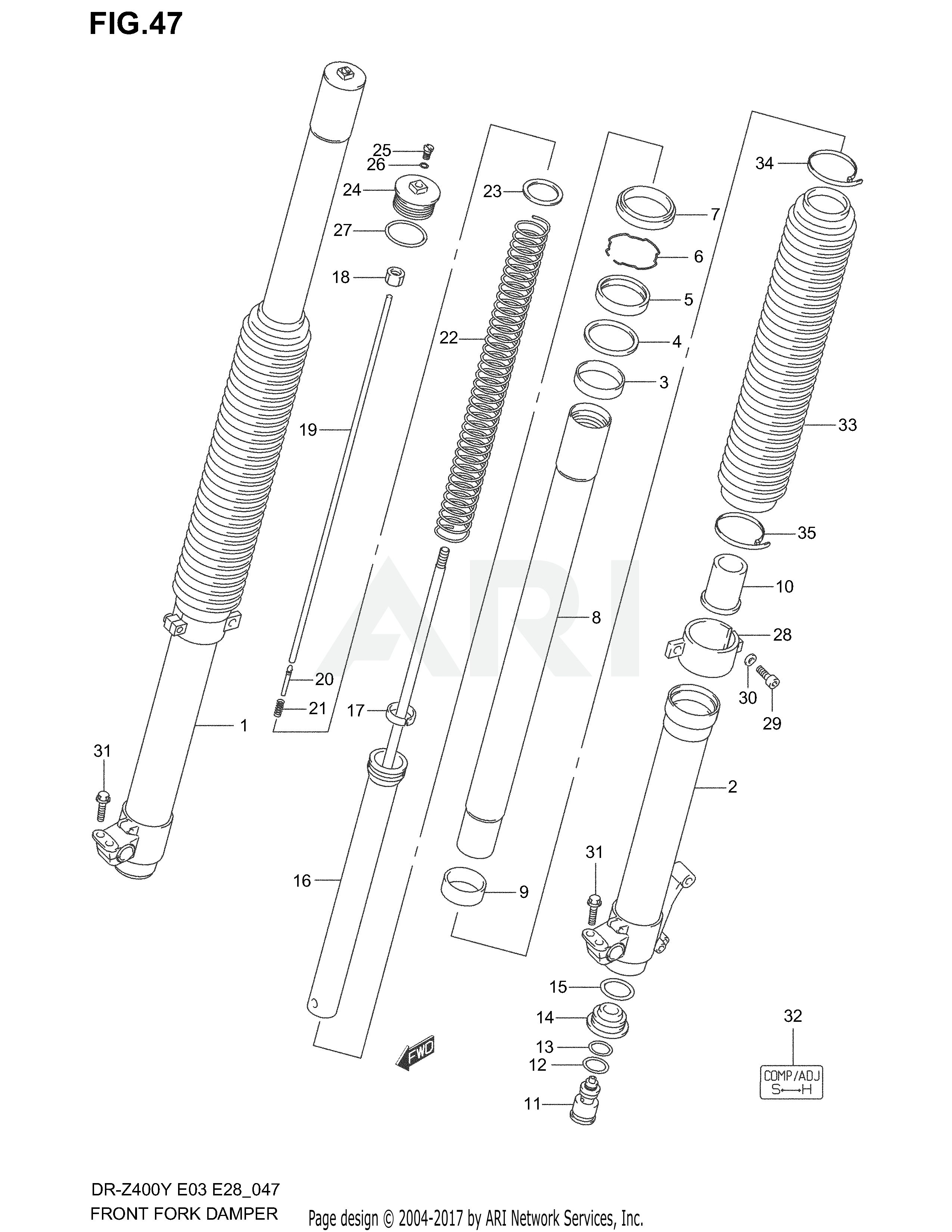 FRONT FORK DAMPER