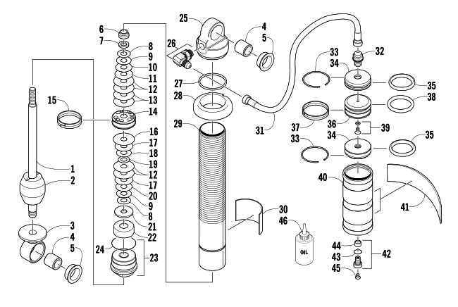 FRONT SUSPENSION SHOCK ABSORBER