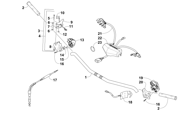 HANDLEBAR AND CONTROLS