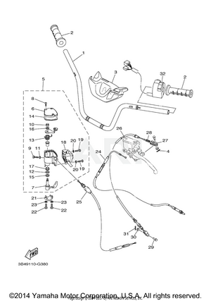 STEERING HANDLE CABLE