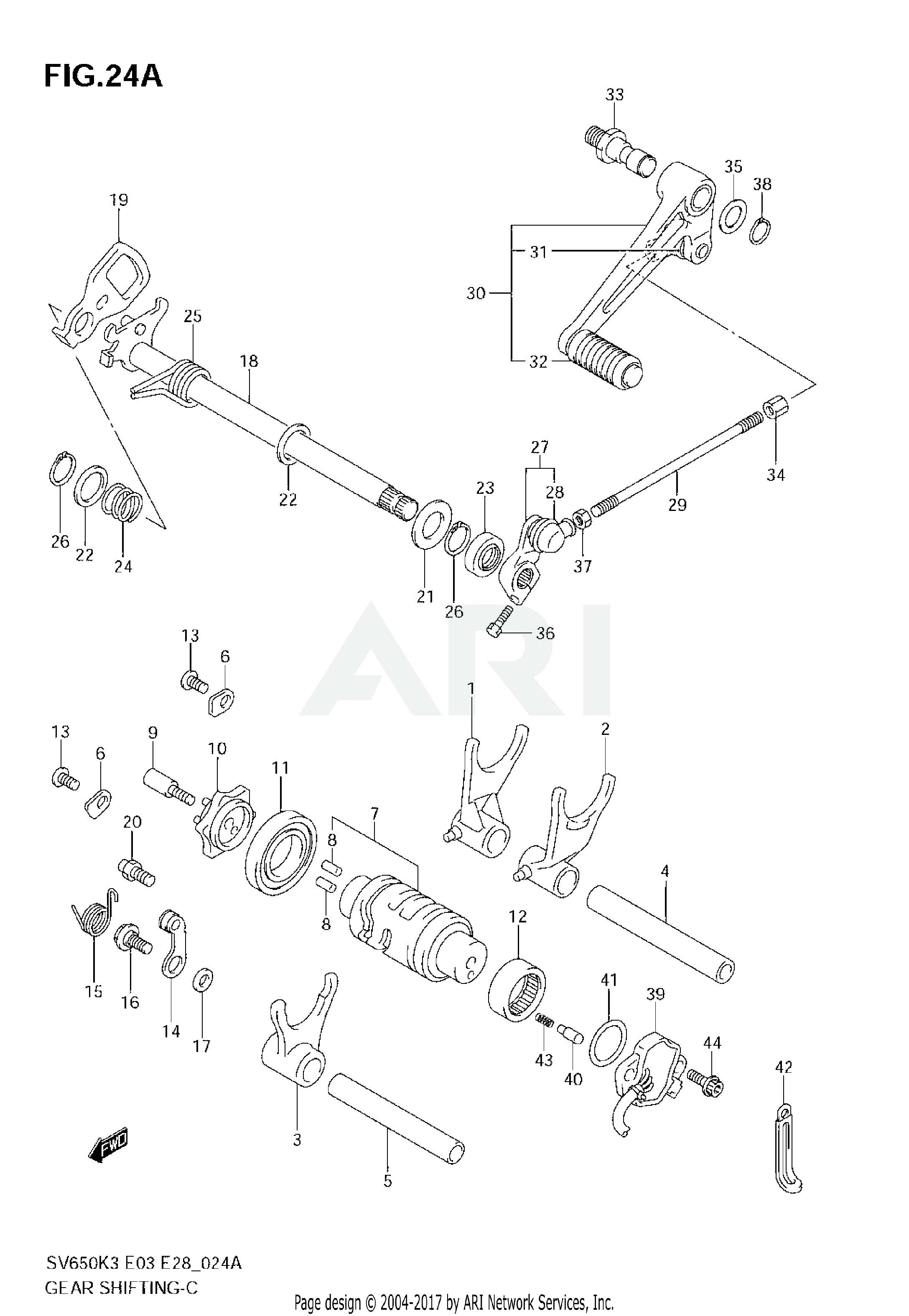 GEAR SHIFTING (MODEL K4)