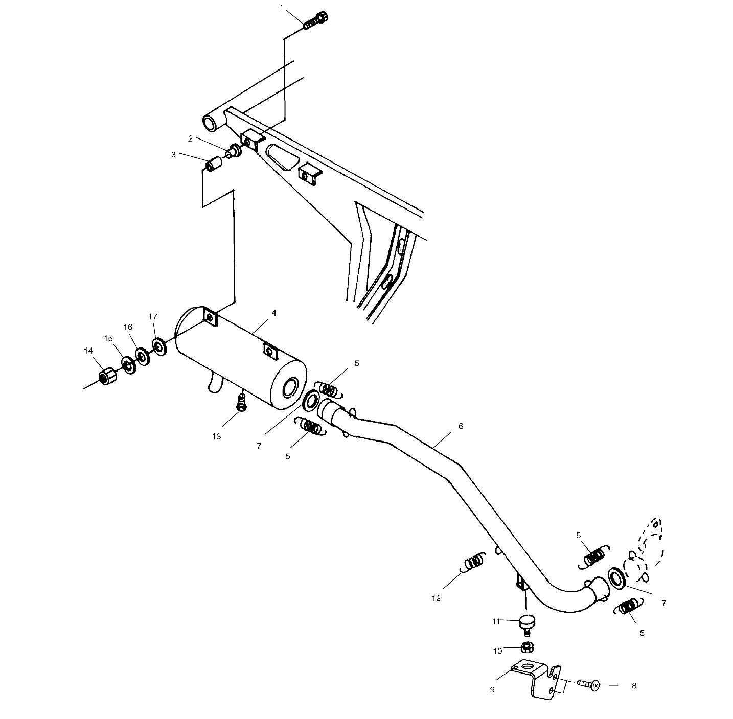 EXHAUST SYSTEM - A01BG50AA (4963766376A011)