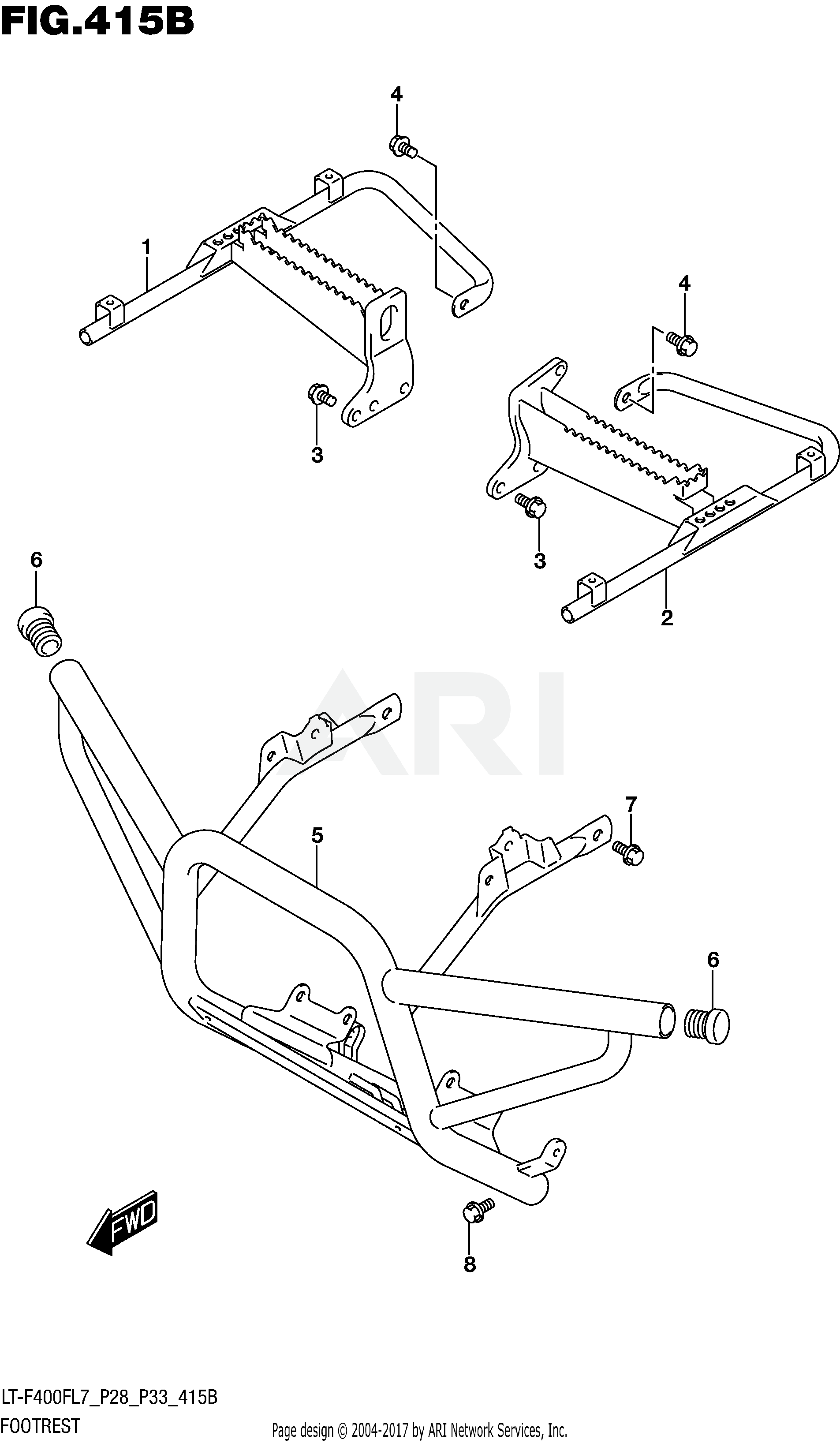 FOOTREST (LT-F400FL7 P33)