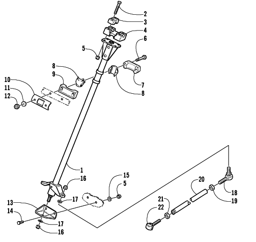 STEERING POST ASSEMBLY