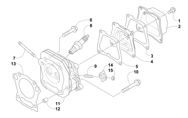 CYLINDER AND AIR BREATHER ASSEMBLY