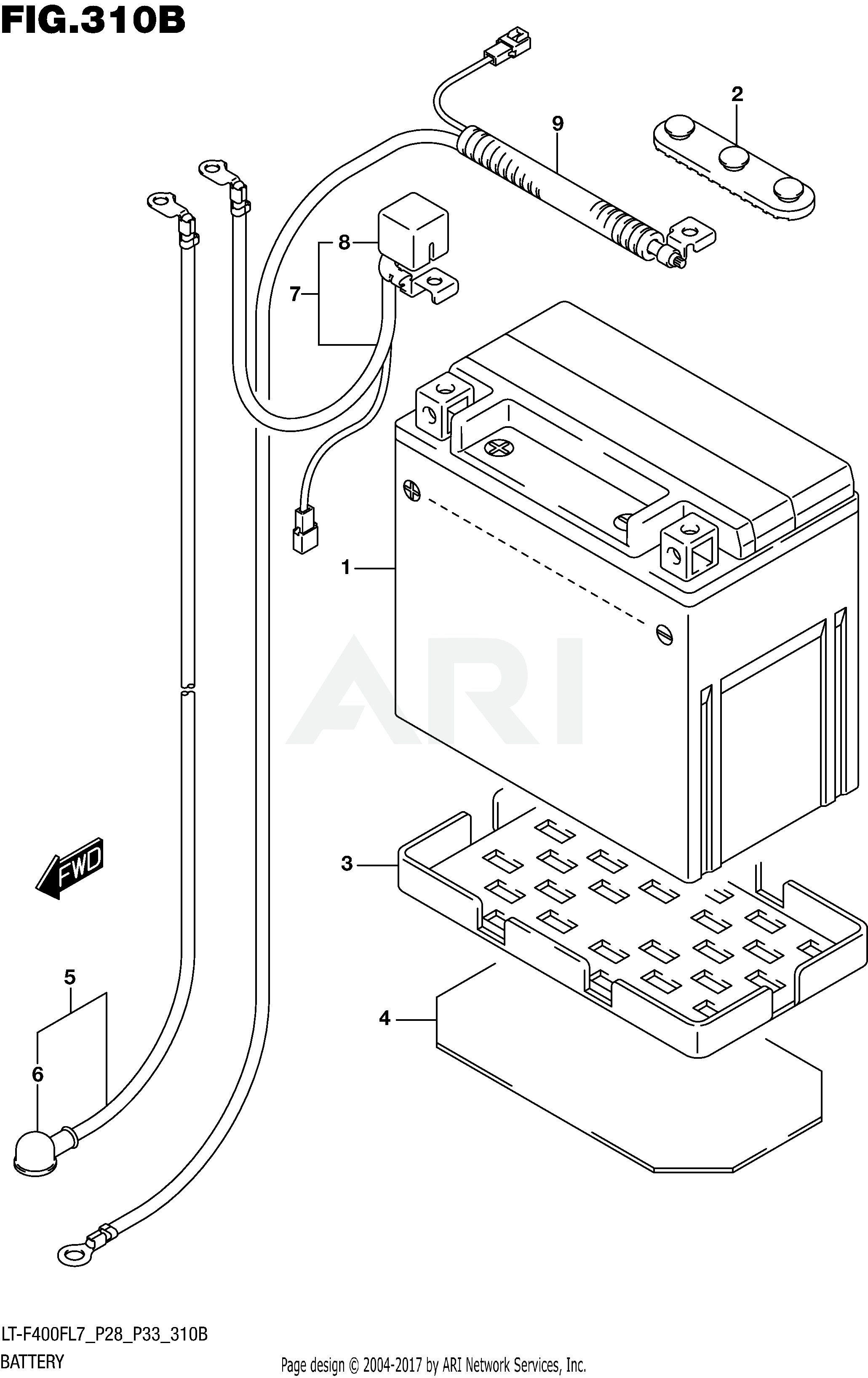 BATTERY (LT-F400FL7 P33)