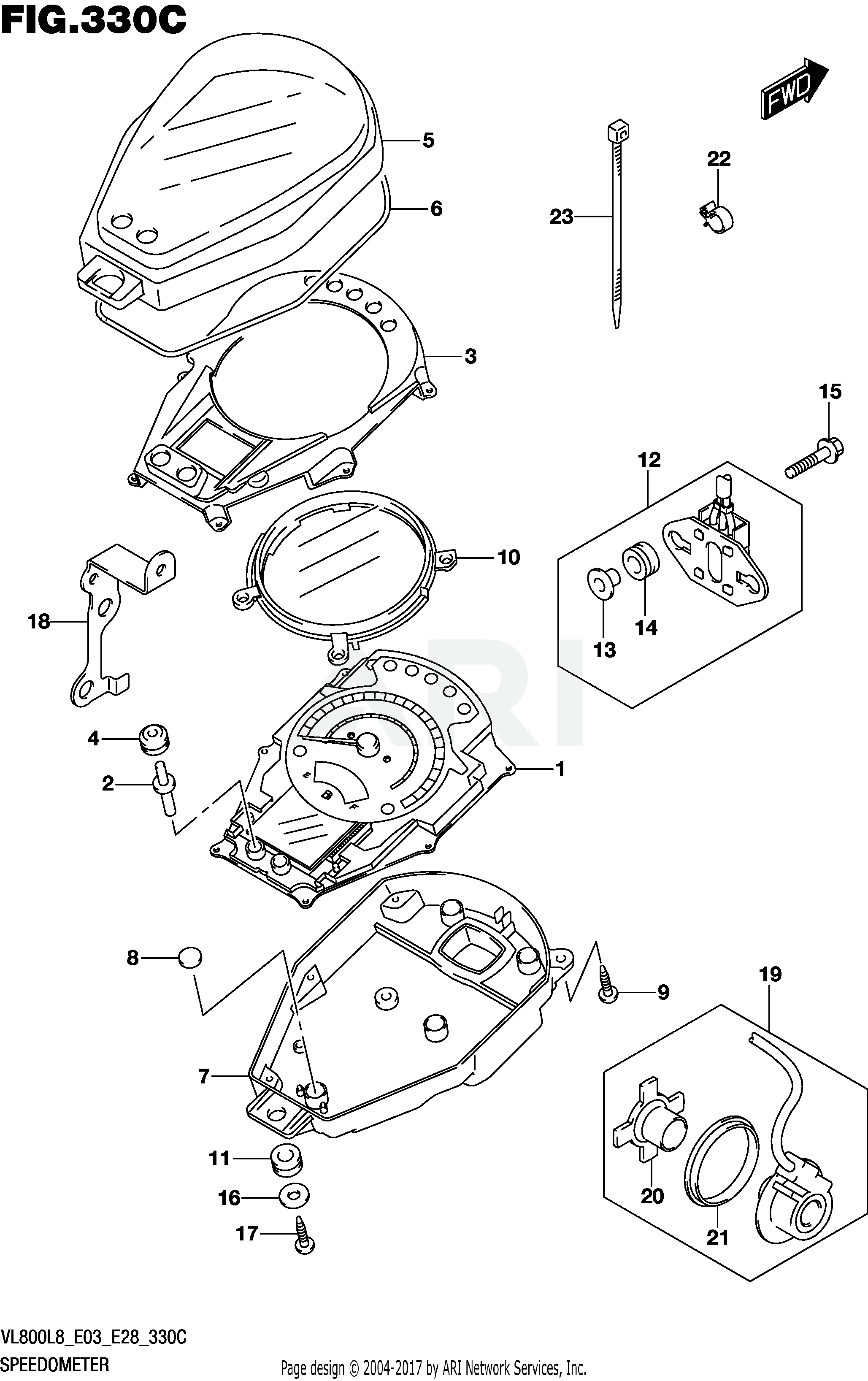 SPEEDOMETER (VL800L8 E33)