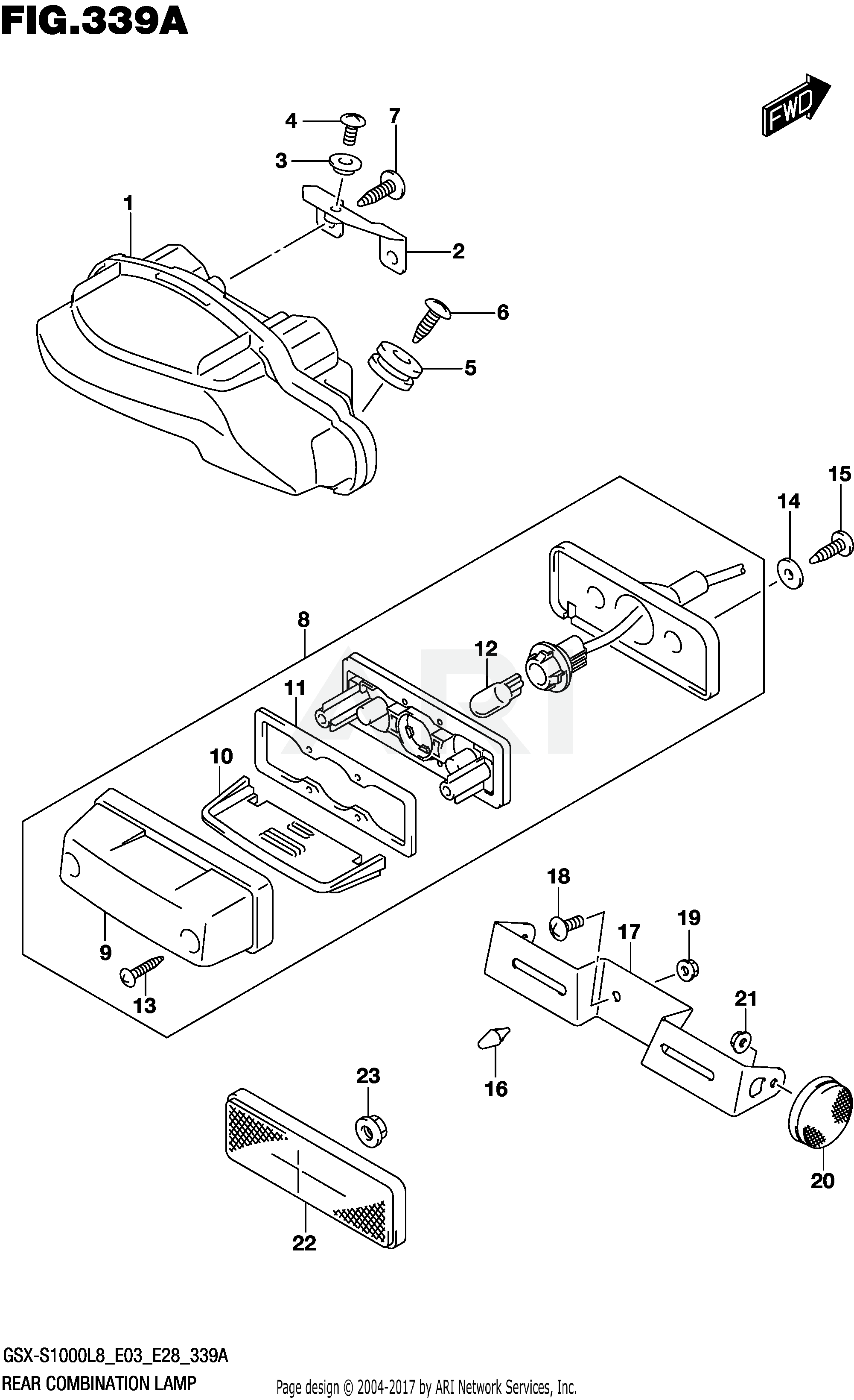 REAR COMBINATION LAMP