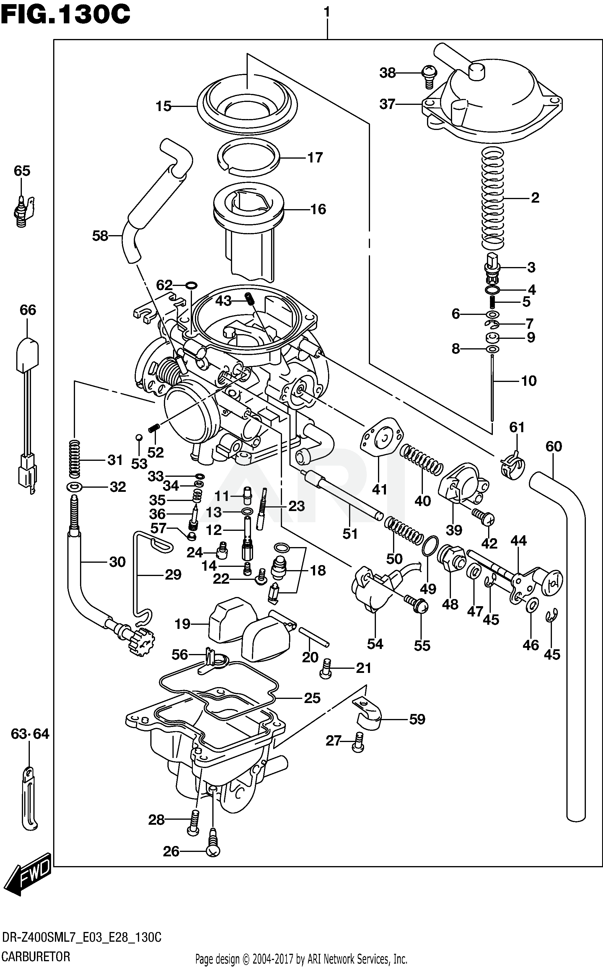 CARBURETOR (DR-Z400SML7 E33)