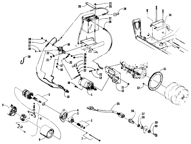 ELECTRIC START ASSEMBLY