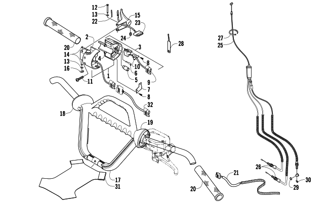 HANDLEBAR AND CONTROLS