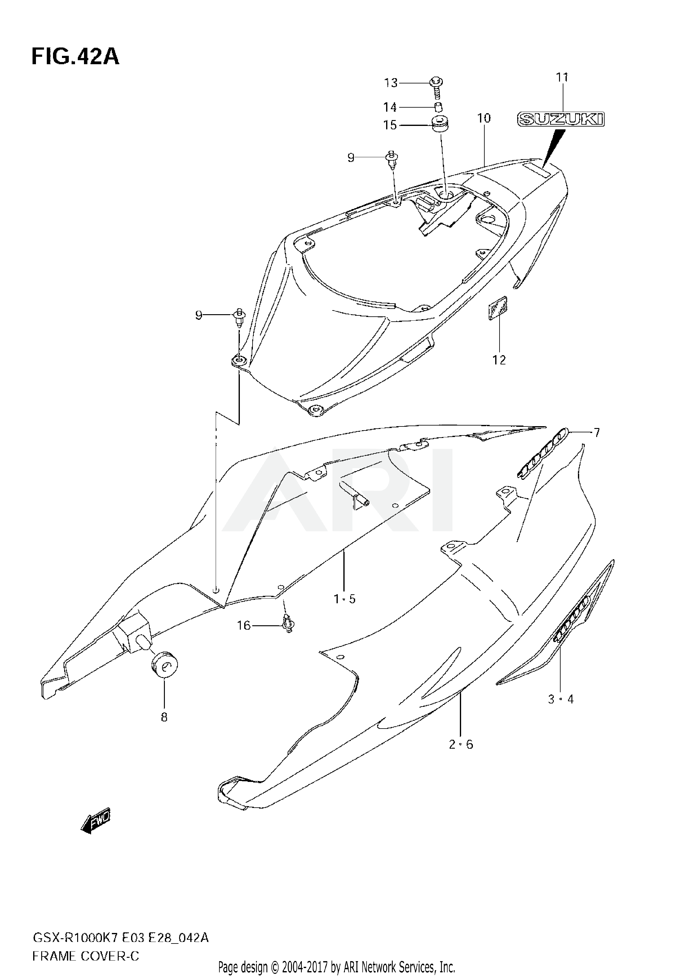 FRAME COVER (MODEL K8)