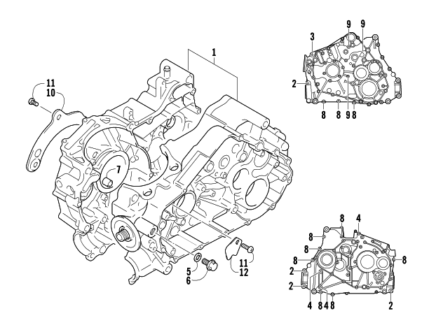 CRANKCASE ASSEMBLY