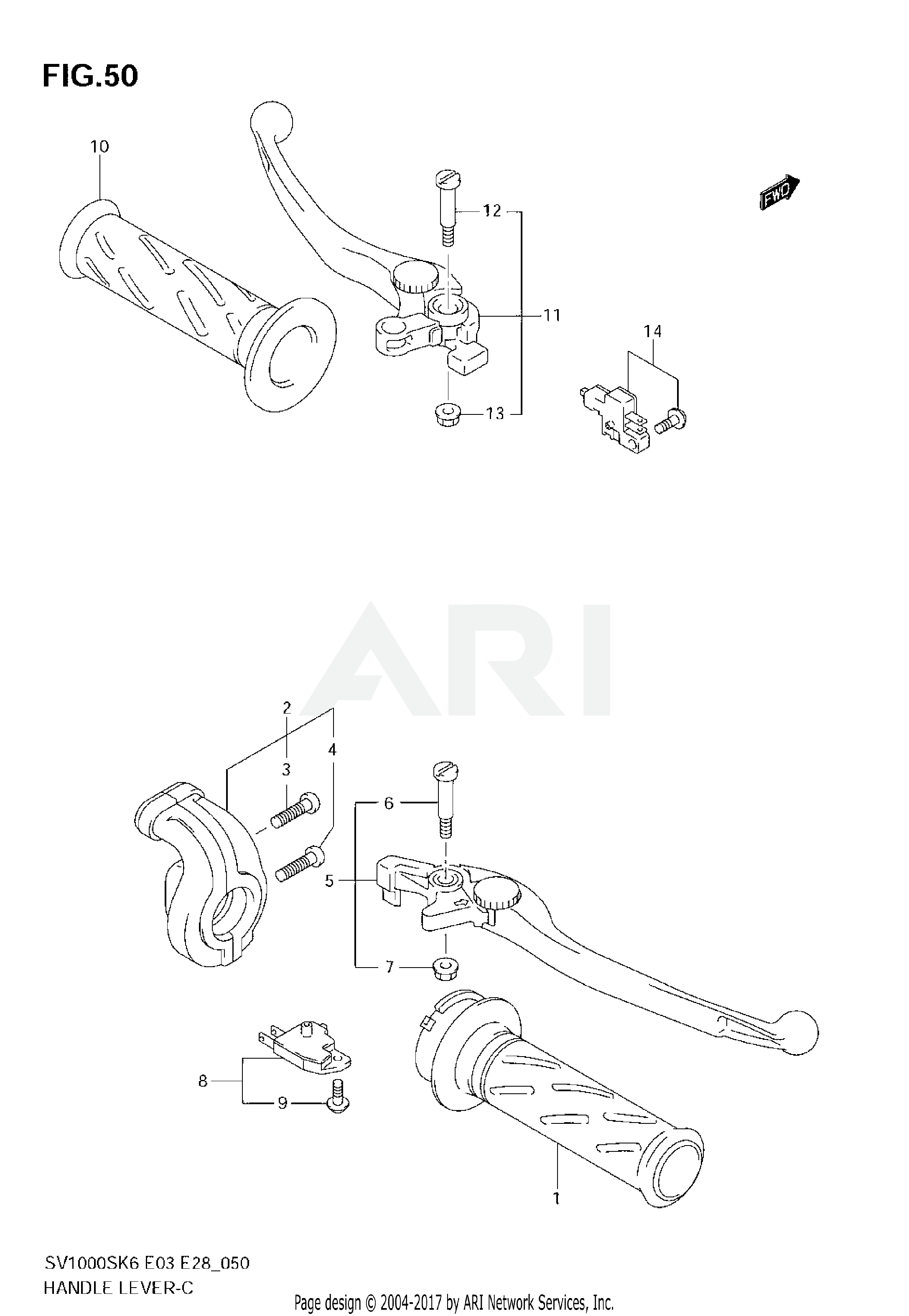 HANDLE LEVER (SV1000S)