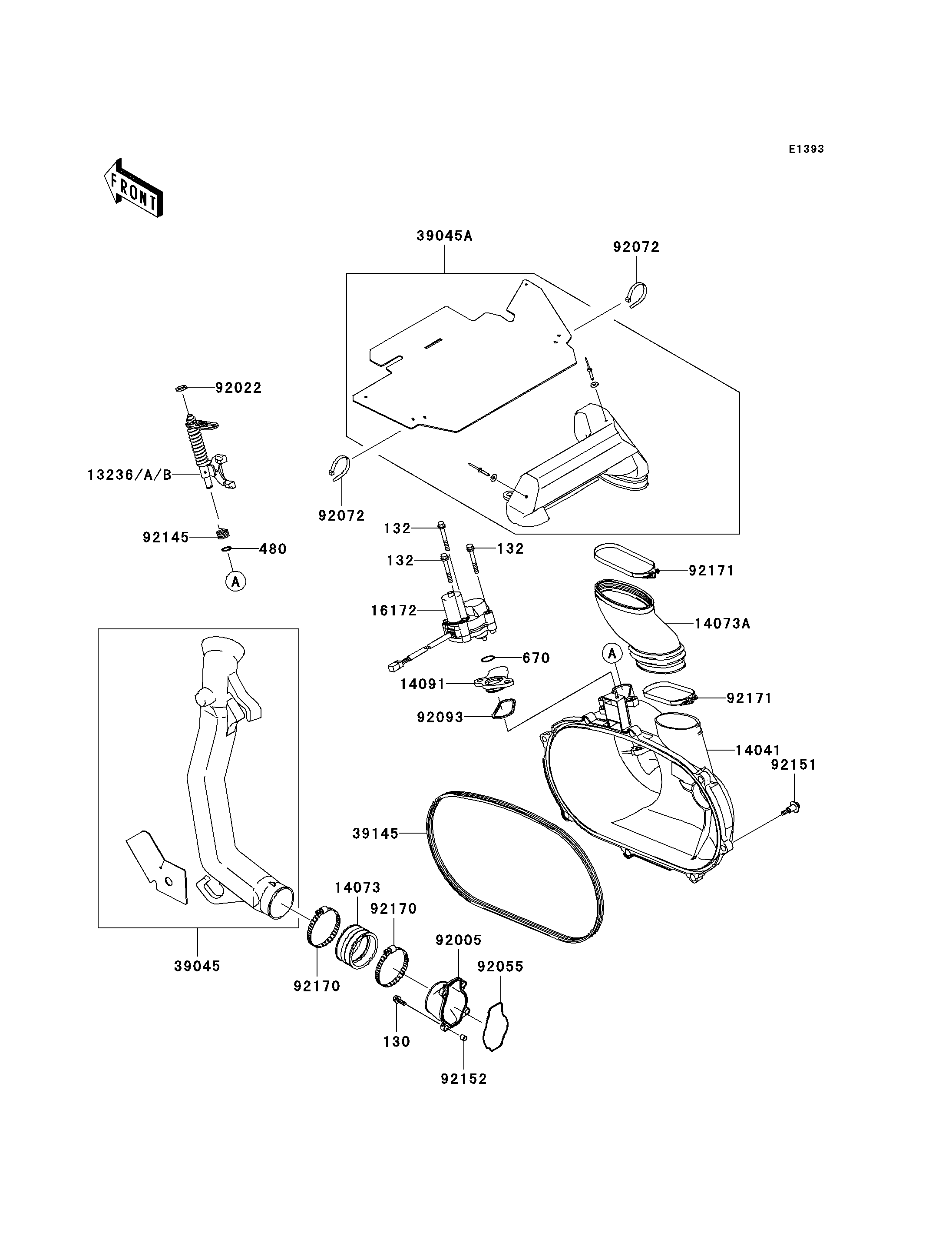 Converter Cover/Drive Belt