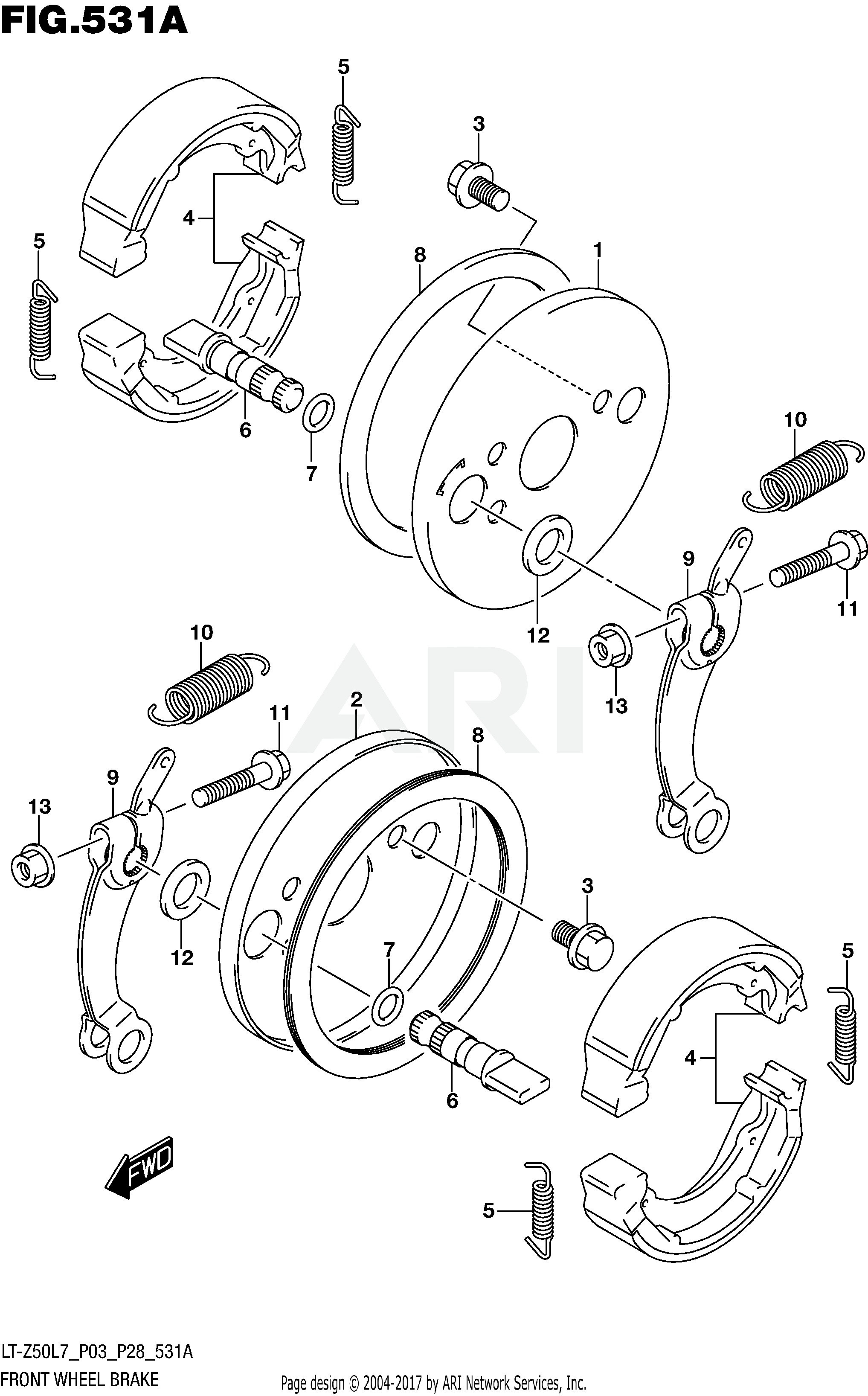 FRONT WHEEL BRAKE