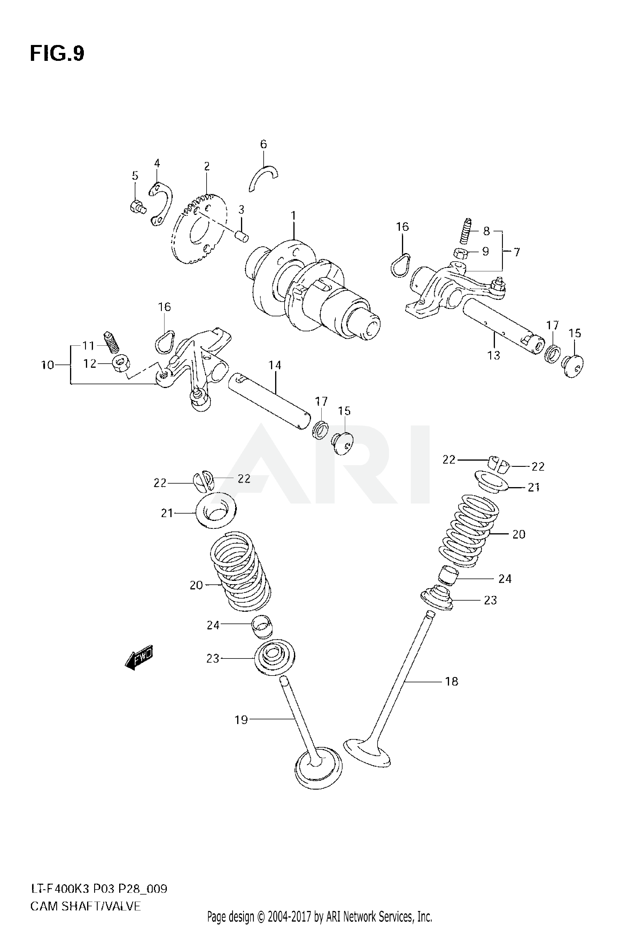 CAMSHAFT - VALVE