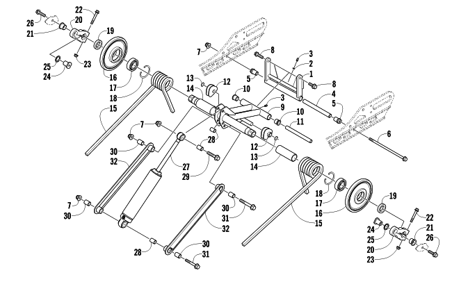 REAR SUSPENSION REAR ARM ASSEMBLY