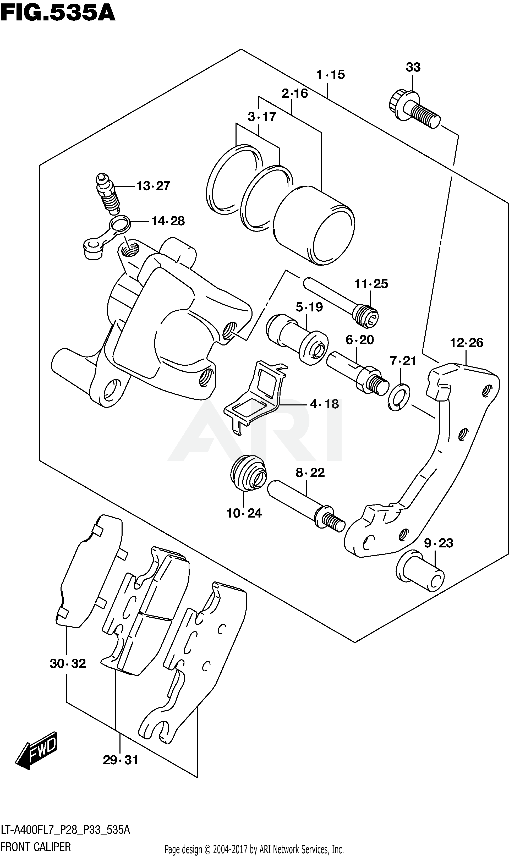 FRONT CALIPER