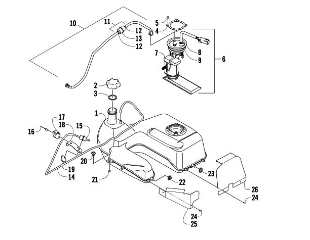 GAS TANK ASSEMBLY