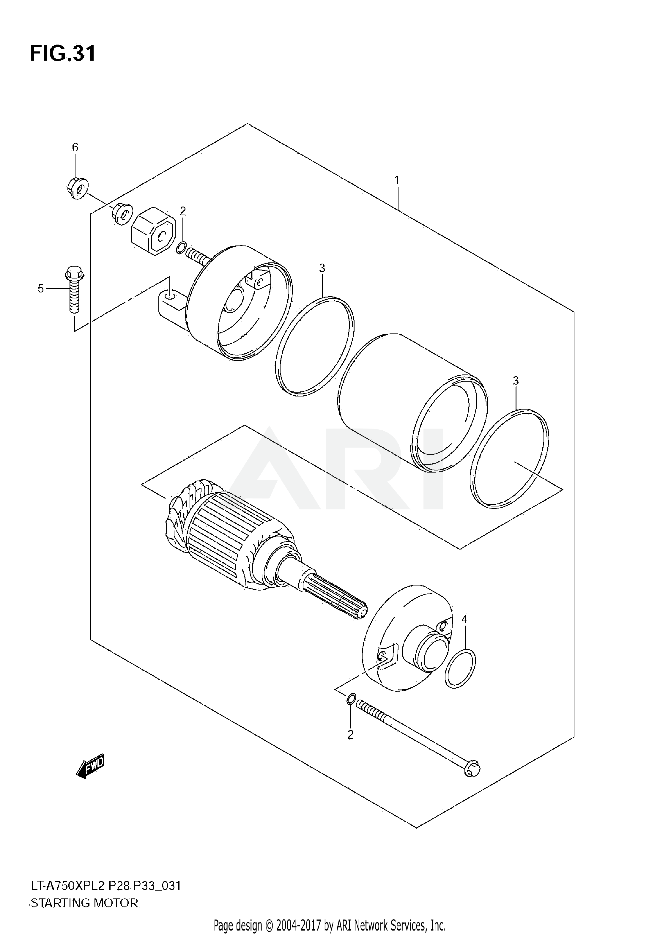 STARTING MOTOR