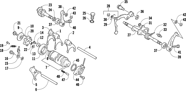 GEAR SHIFTING ASSEMBLY