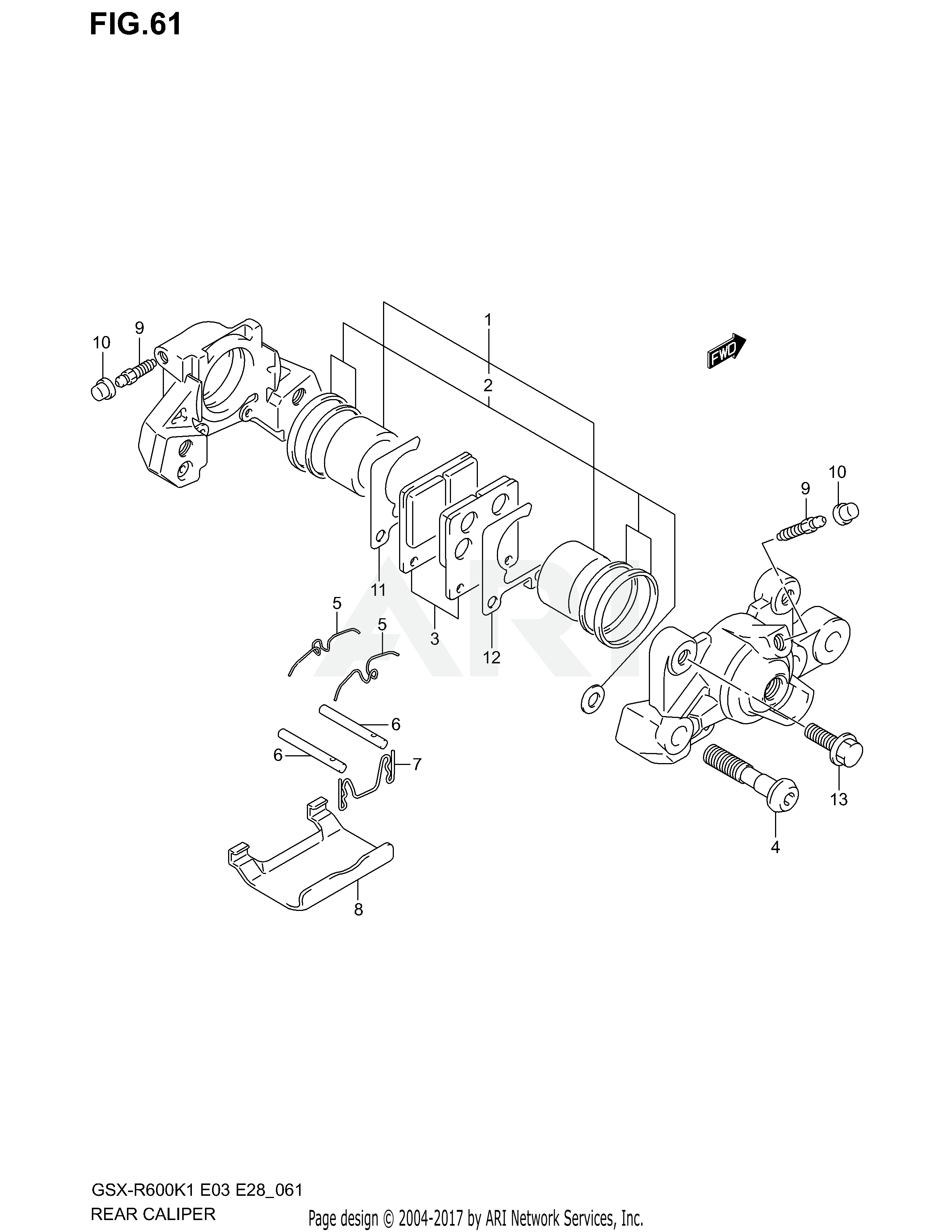 REAR CALIPER