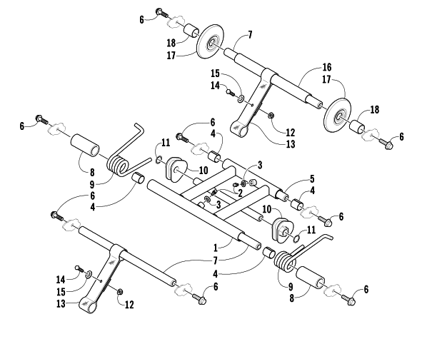 REAR SUSPENSION ARM ASSEMBLY