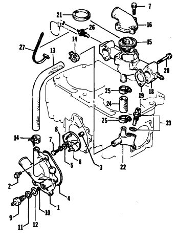 WATER PUMP/WATER MANIFOLD