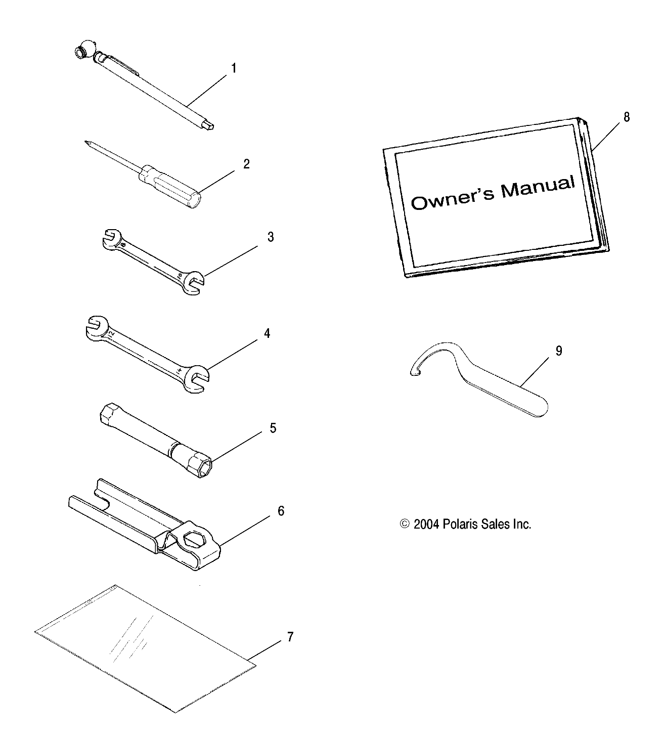 TOOL KIT - A00CH50EB (4954805480E008)