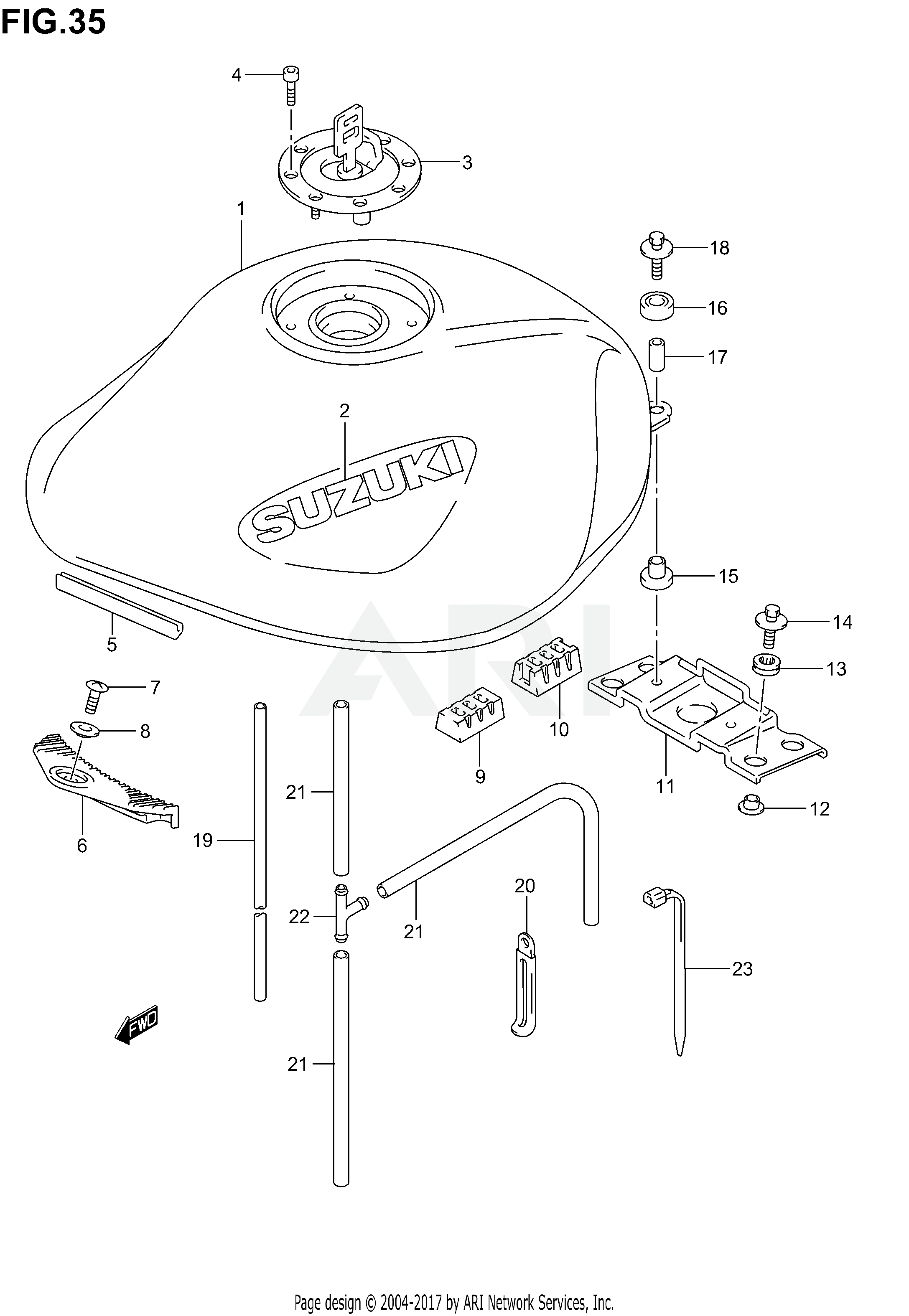 FUEL TANK (MODEL K1)