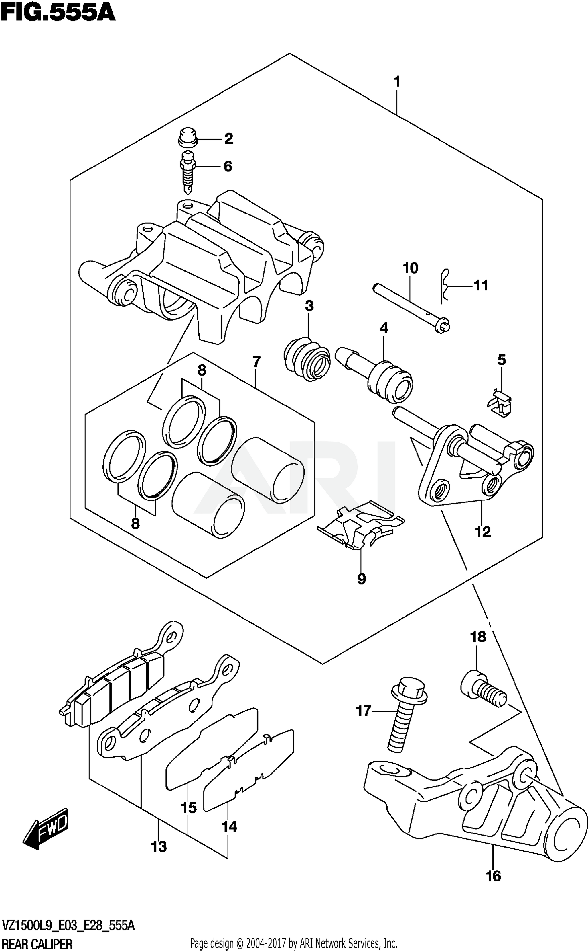 REAR CALIPER