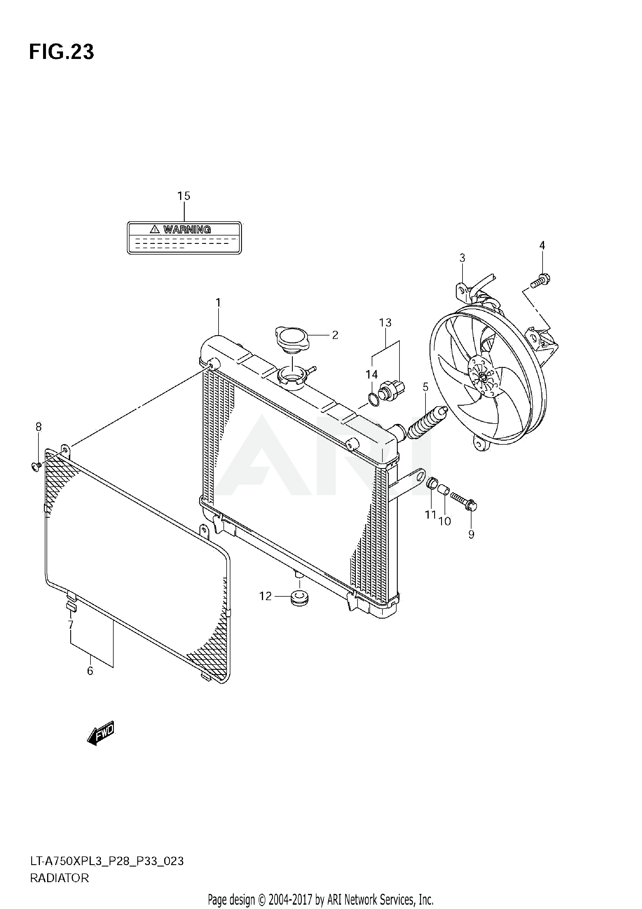 RADIATOR (LT-A750XPZL3 P33)