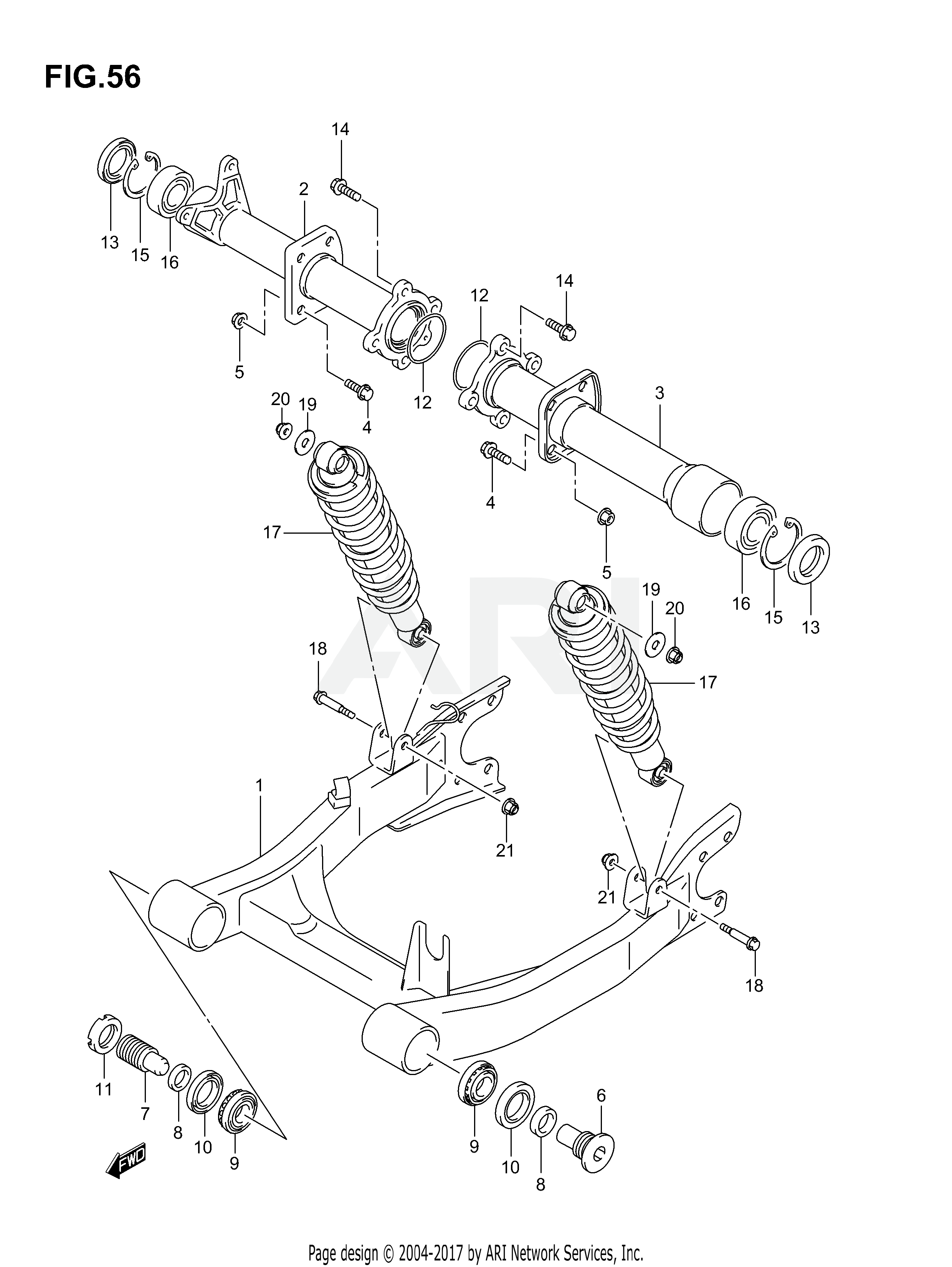 REAR SWINGINGARM