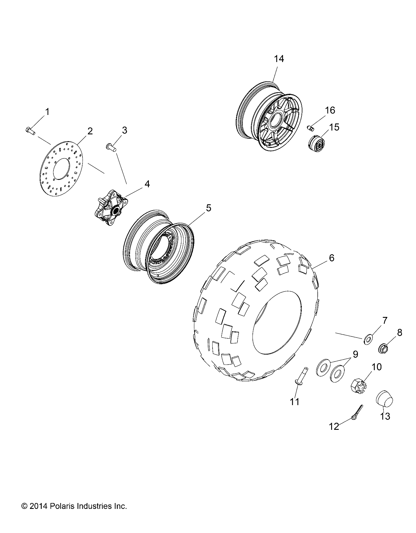 WHEELS, REAR - R17RMA57A1/A9/E57AK (49RGRWHEELRR14RGR570)