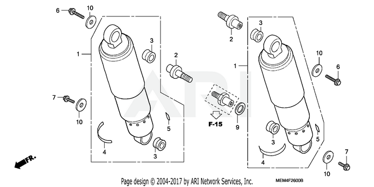 REAR SHOCK ABSORBER