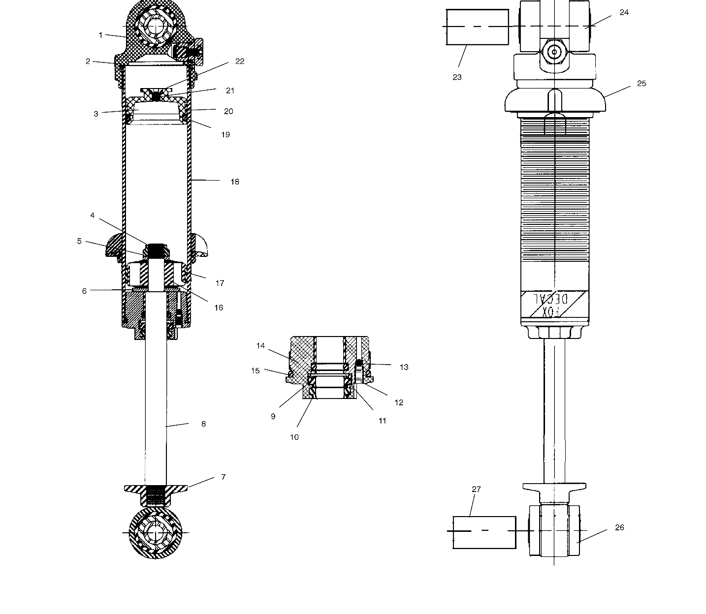 FOX SHOCK - FRONT TRACK - S01NP7AS (4960906090B011)