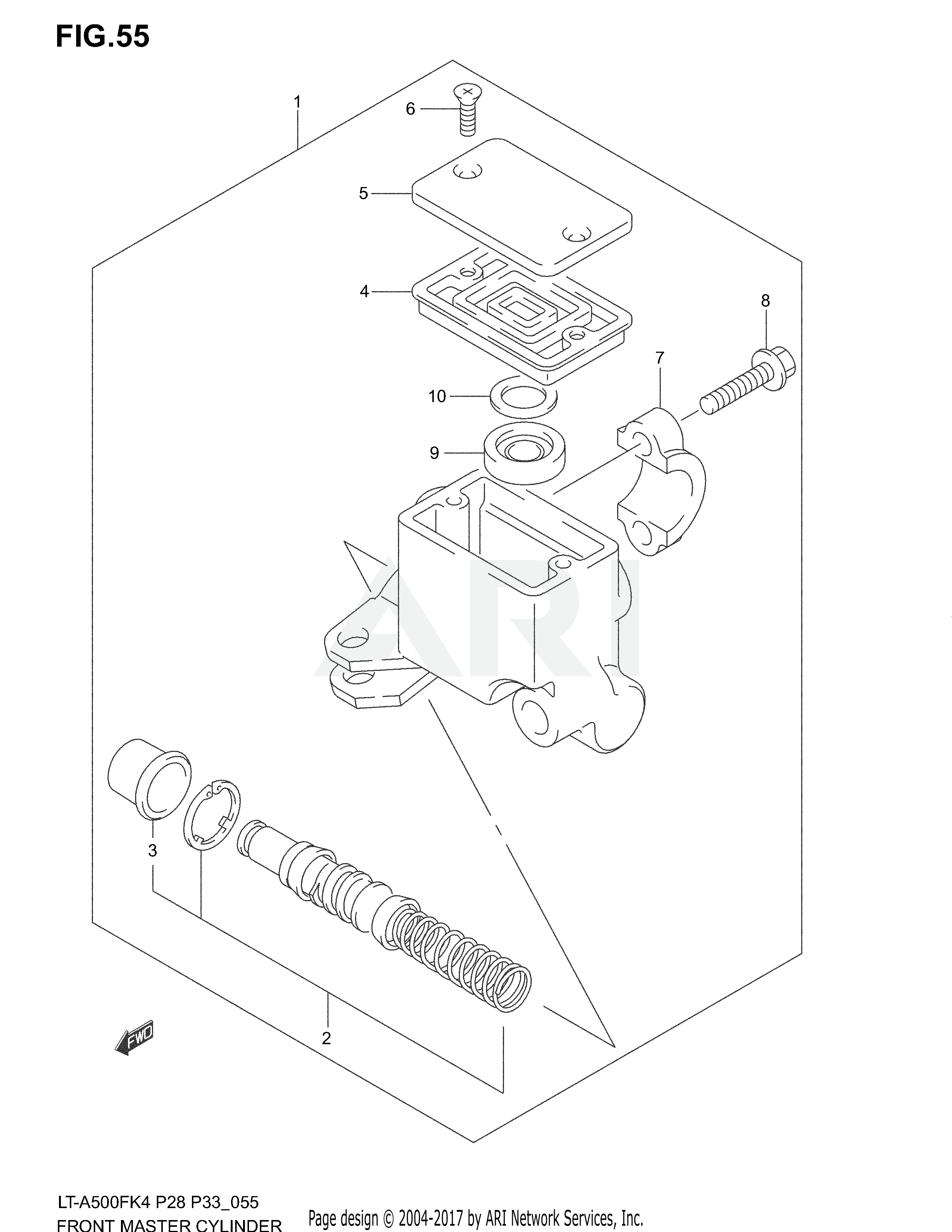 FRONT MASTER CYLINDER