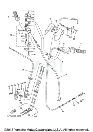 STEERING HANDLE CABLE