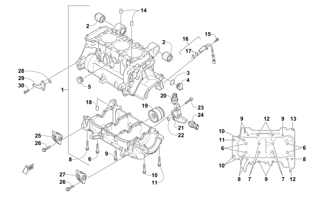 CRANKCASE ASSEMBLY