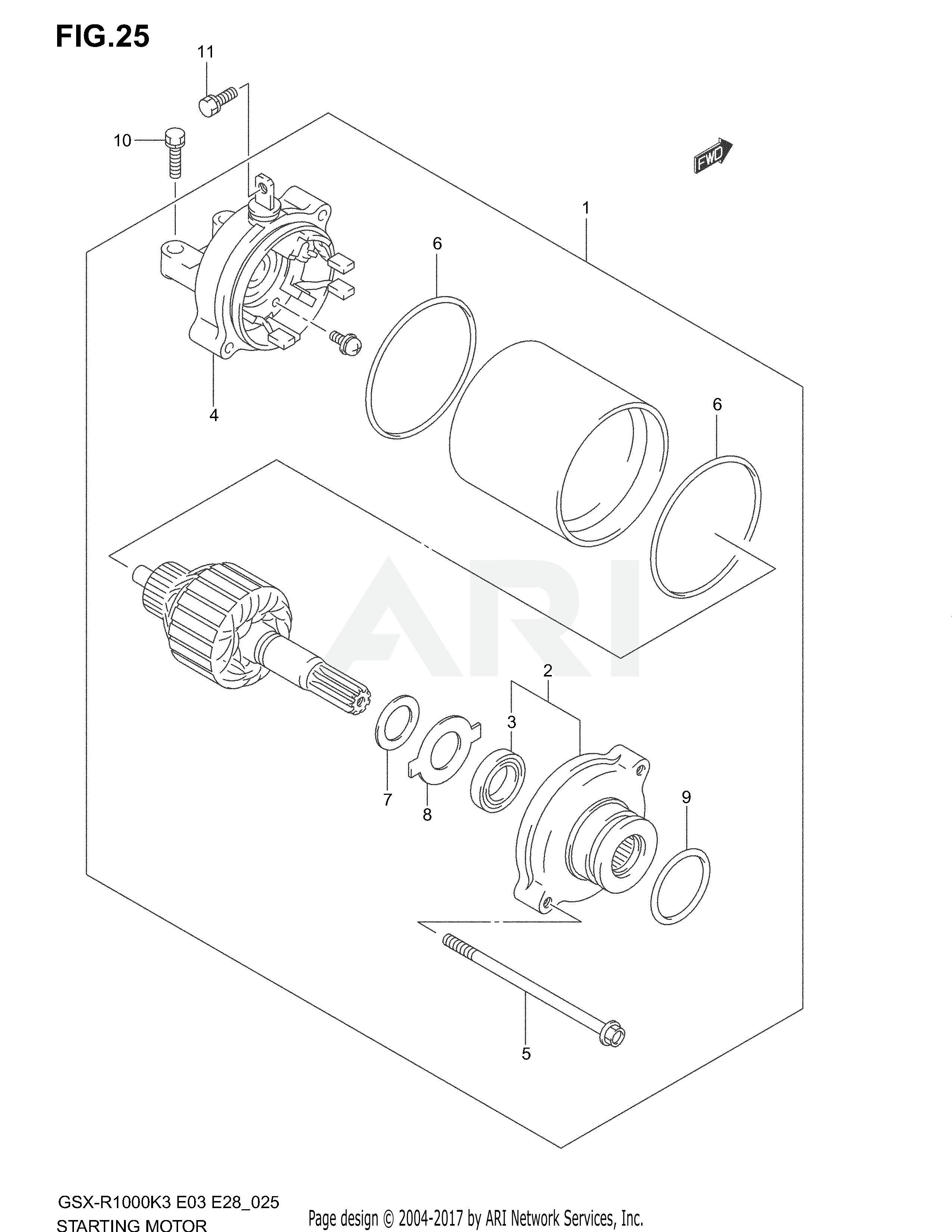 STARTING MOTOR