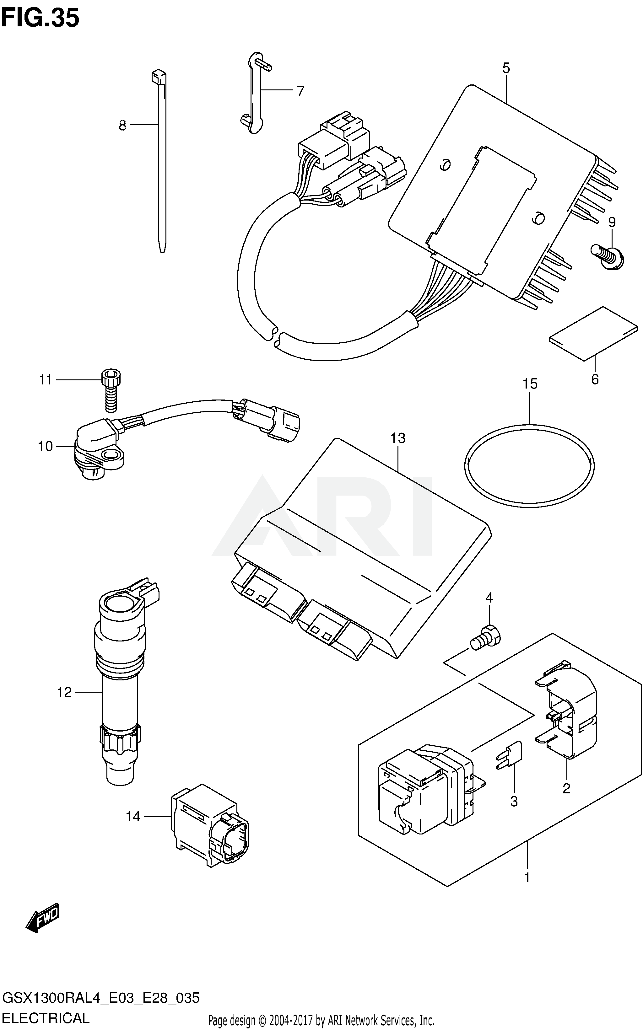 ELECTRICAL (GSX1300RAL4 E28)