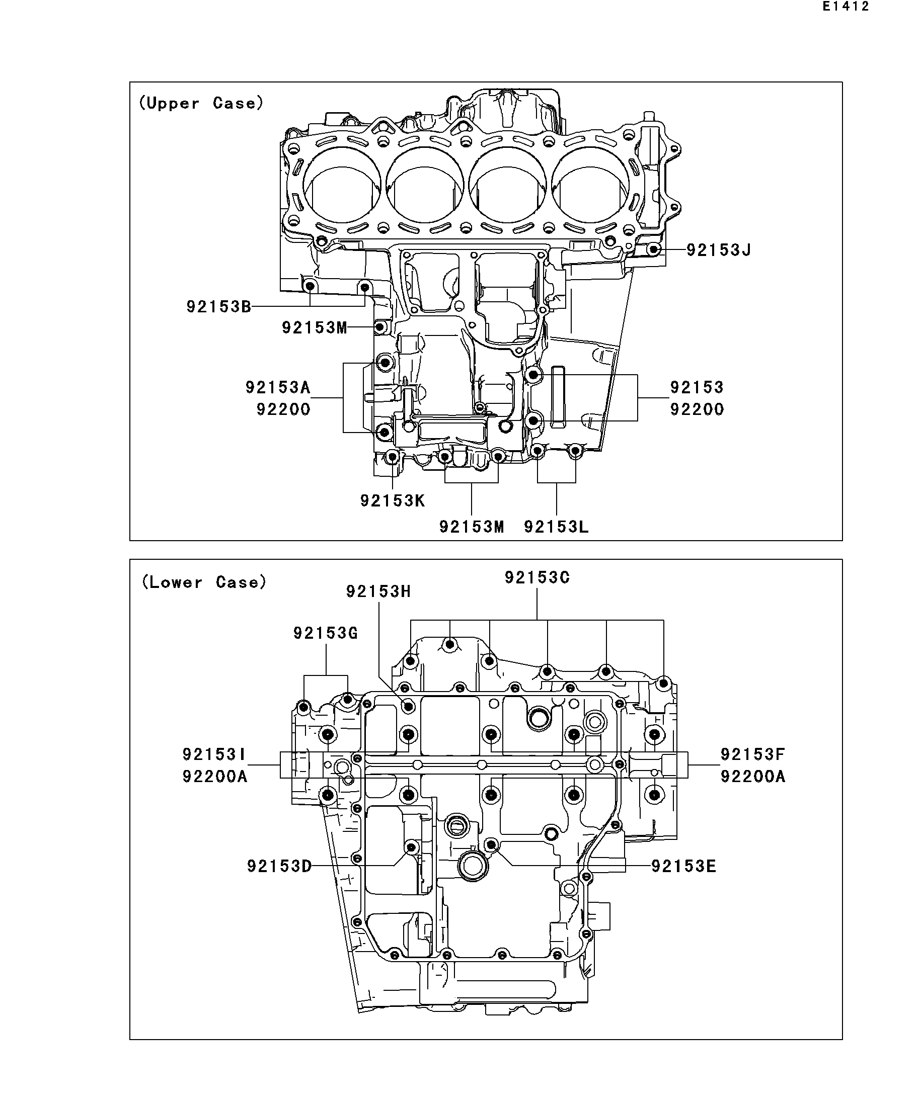 Crankcase Bolt Pattern