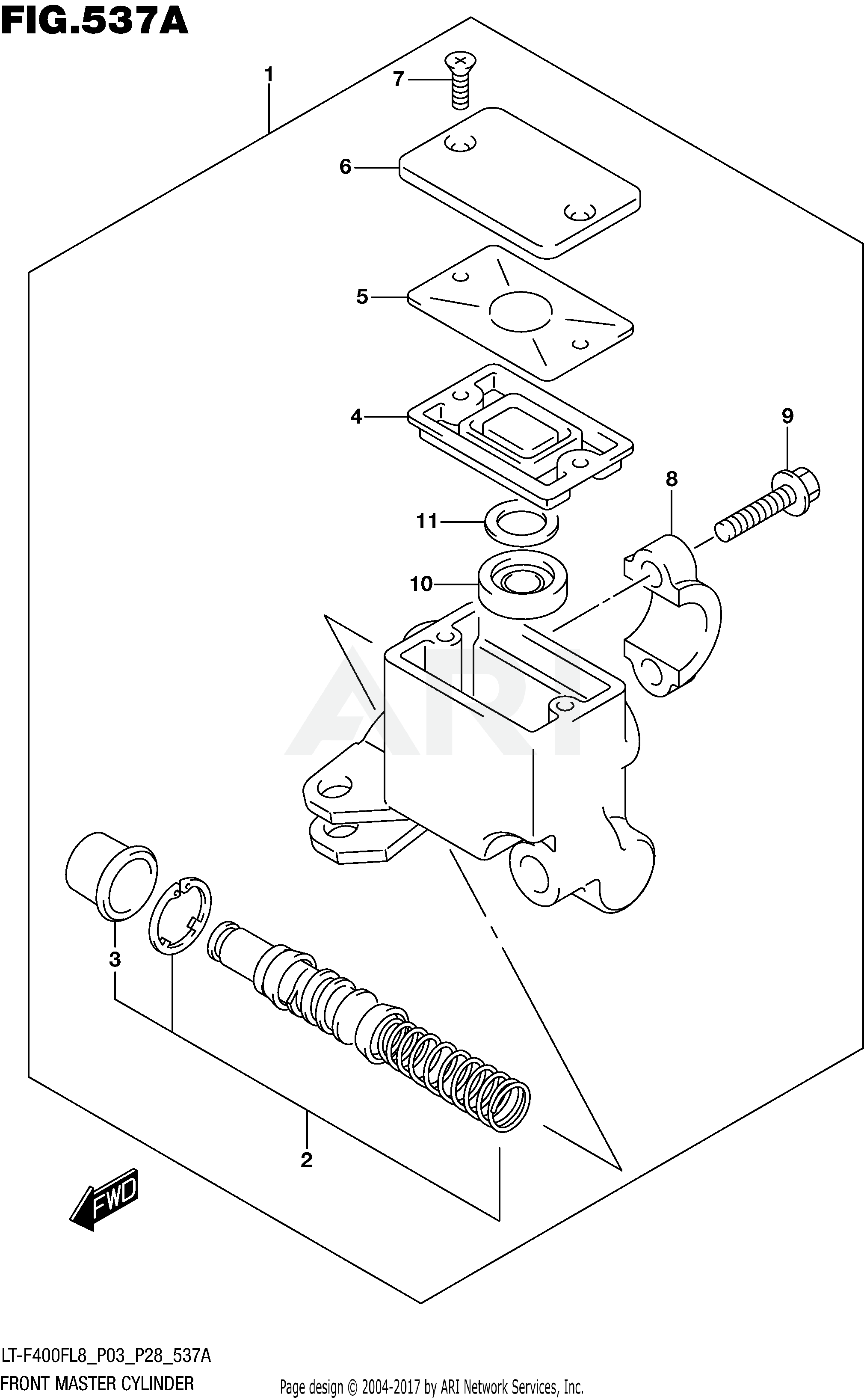 FRONT MASTER CYLINDER