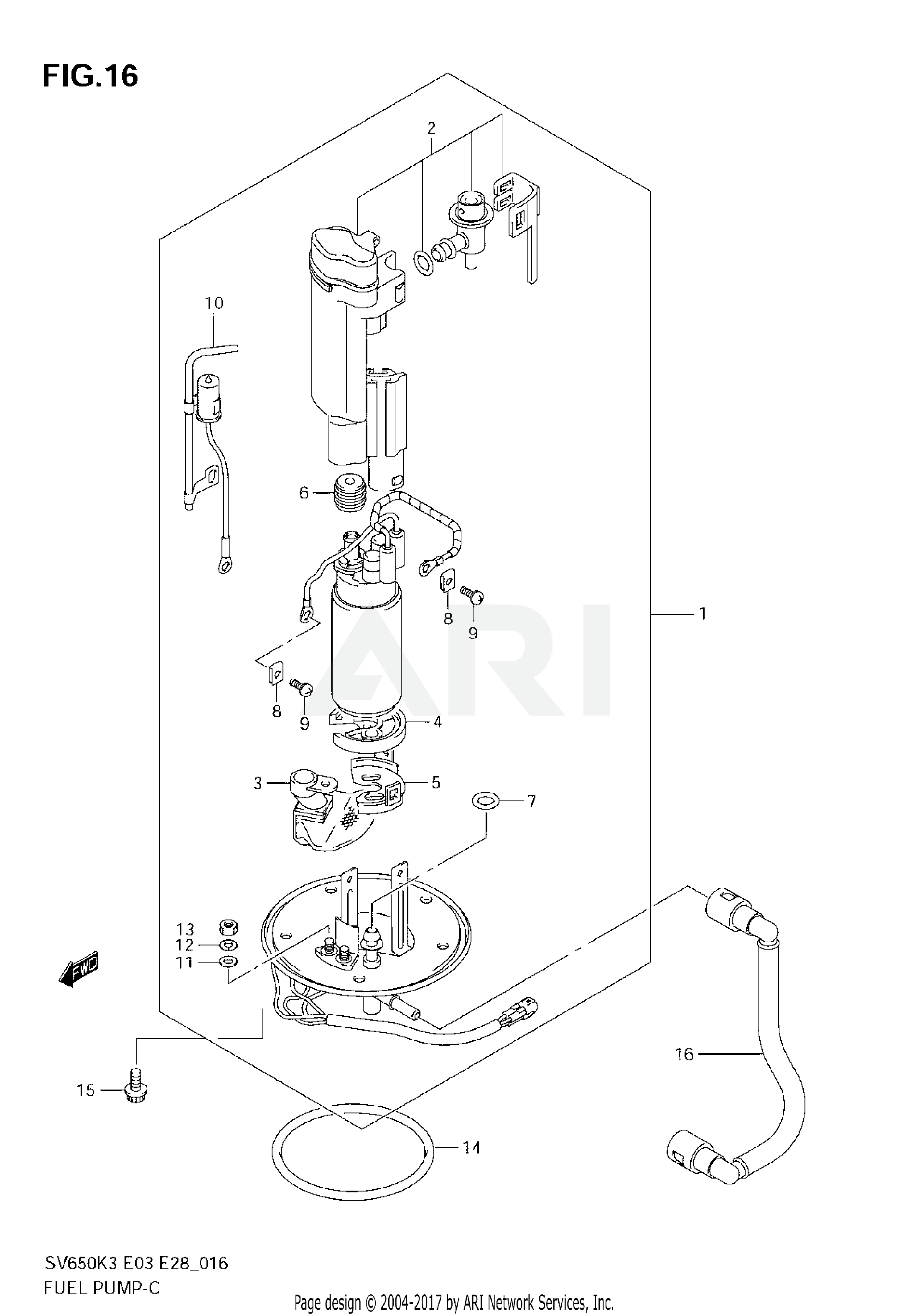 FUEL PUMP (MODEL K3/K4)