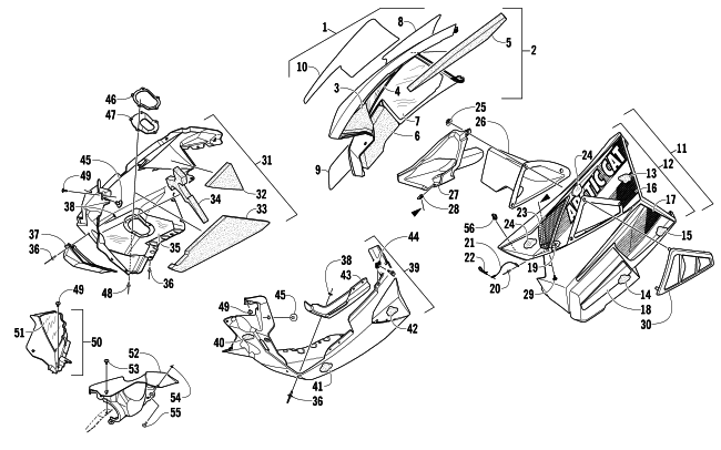 SKID PLATE AND SIDE PANEL ASSEMBLY