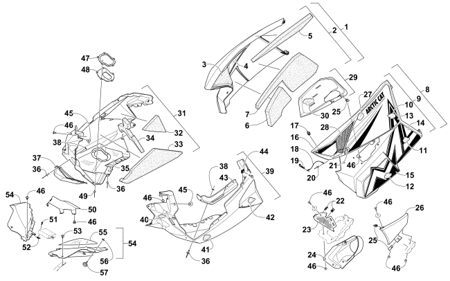 SKID PLATE AND SIDE PANEL ASSEMBLY